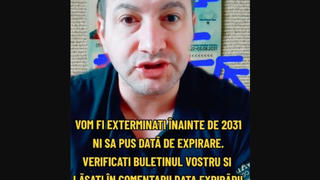 Fact Check: Data de expirare 2031 a unor buletine din România NU dovedește că cetățenii vor fi exterminați în acel an