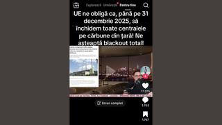 Fact check: România NU își închide toate minele de cărbune până la finalul anului 2025, lăsând țara fără curent