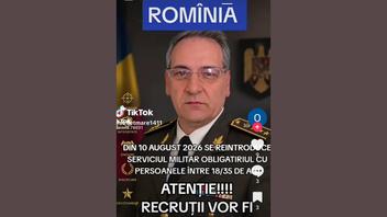 Fact Check: Guvernul român NU a anunțat reintroducerea serviciului militar obligatoriu
