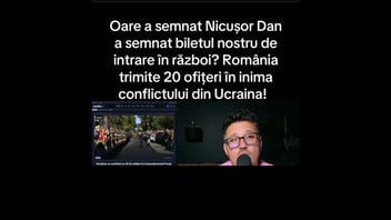 Fact Check: Nicușor Dan NU trimite 20 de militari români la luptă în Ucraina